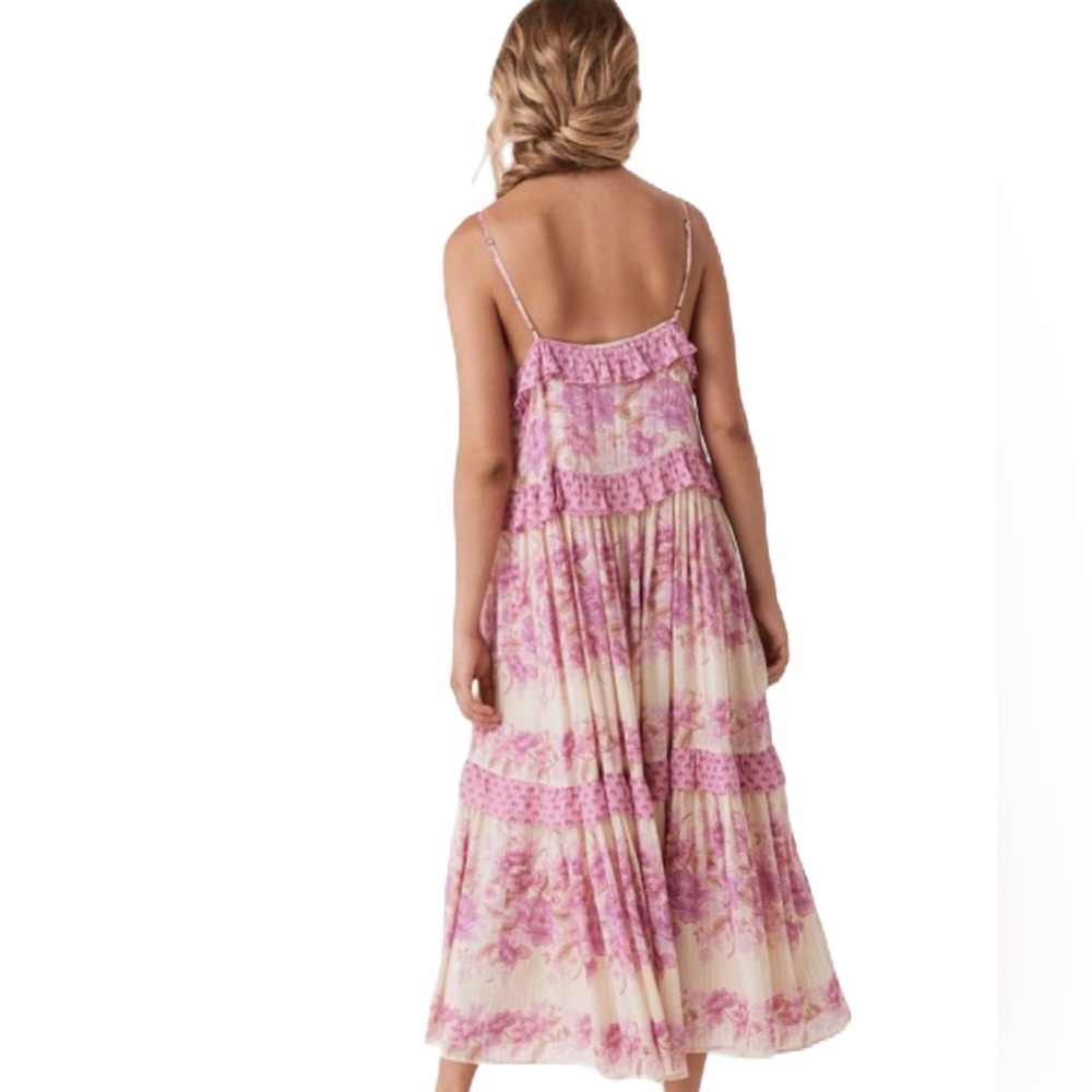 Spell & The Gypsy Coco Lei Strappy Gown Lilac Medium size - Picture 3 of 10